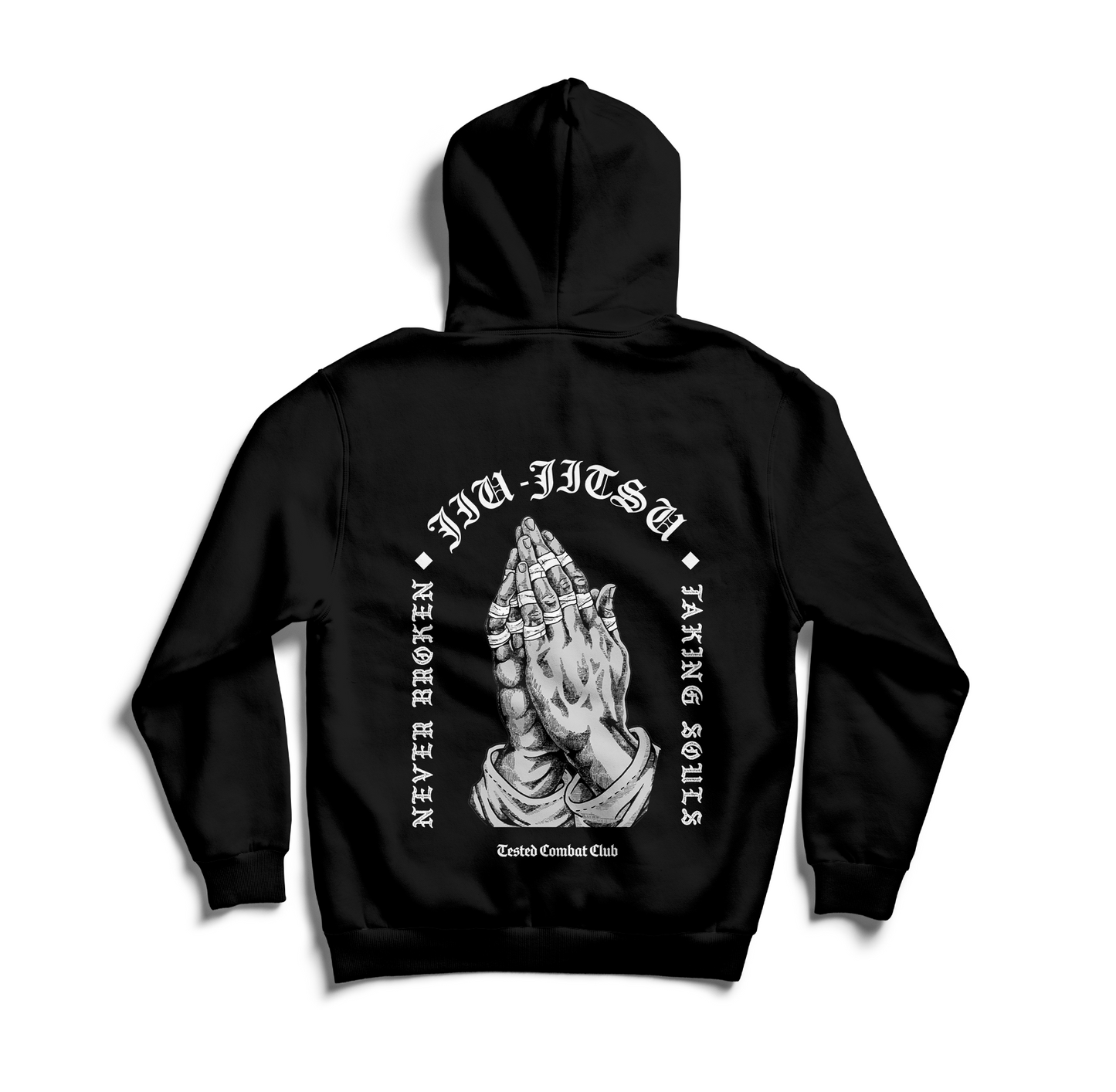 Taped Hands Hoodie - Black