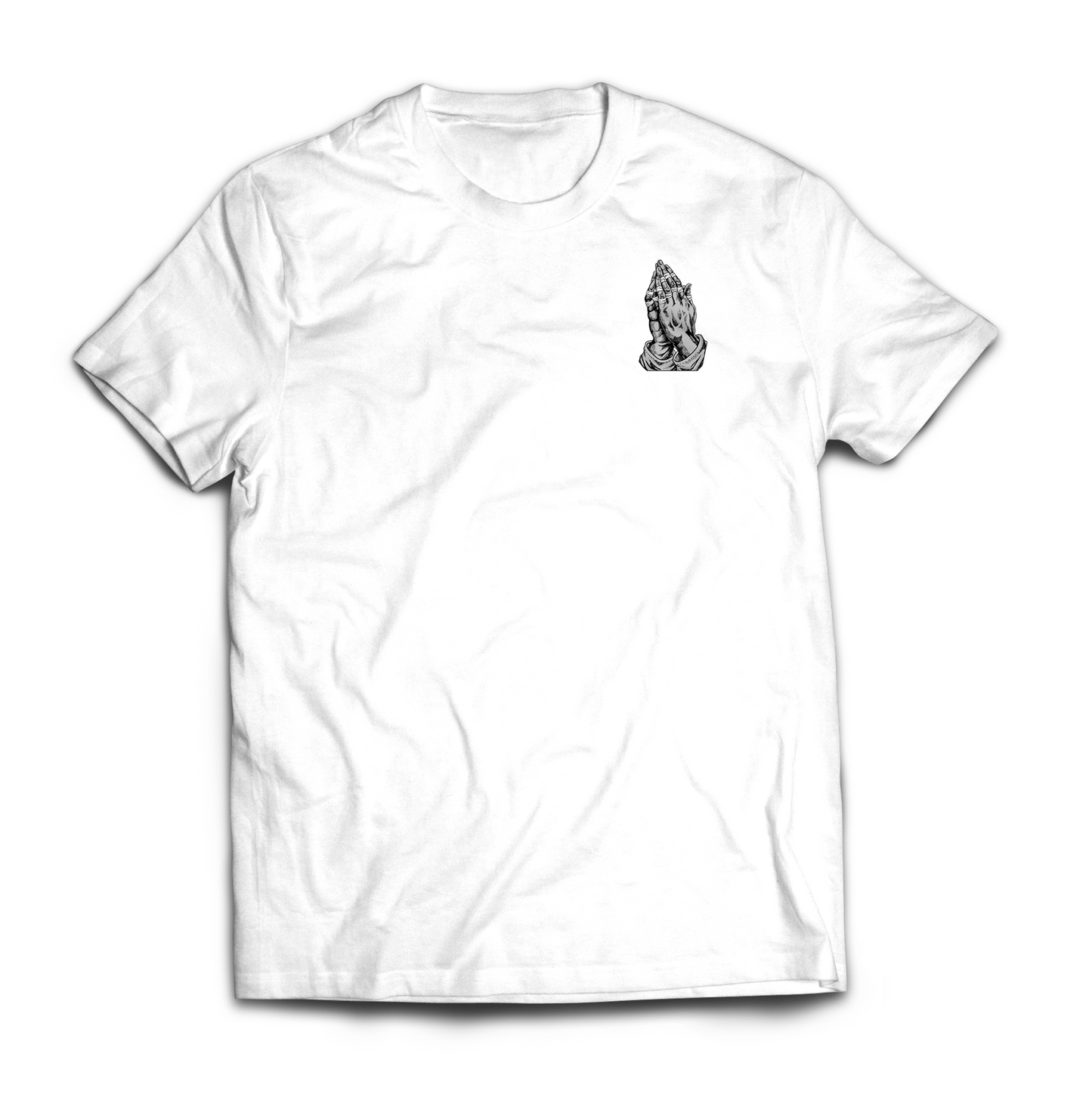 Combat Hands – Taped T-Shirt Club White Tested -